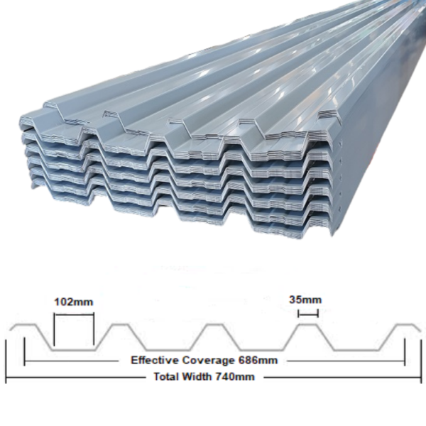 IBR 686 Roofsheeting Warehouse